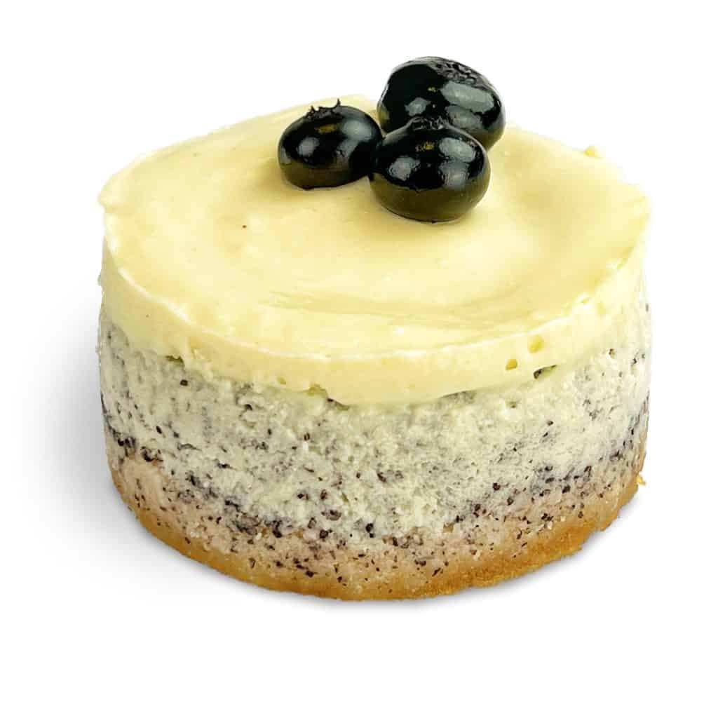 Makový cheesecake s lemon curd